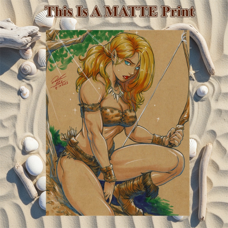 Shanna Art Illustration Hard Signed 8.5x11in Fine Art PRINT