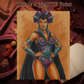 Evil Lyn Art Illustration Hard Signed 8.5x11in Fine Art PRINT