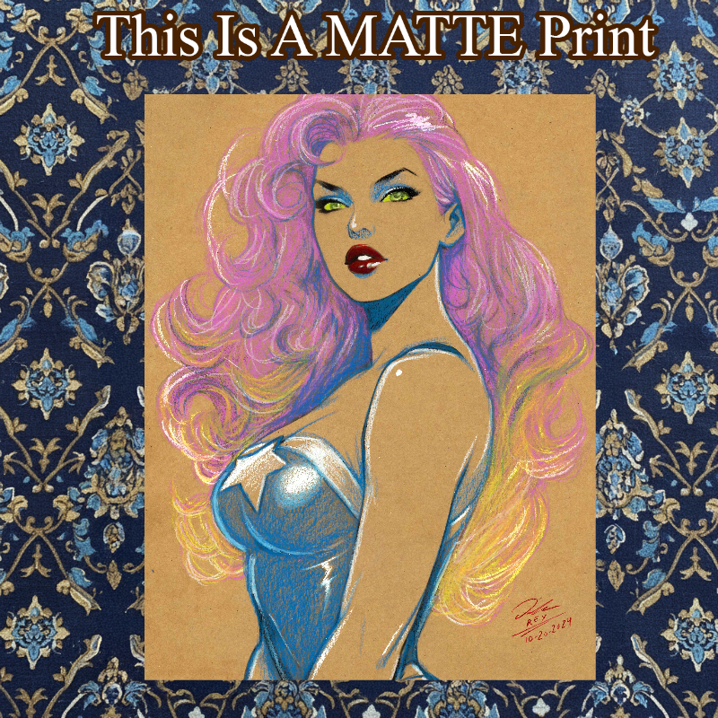 Starfire Art Illustration Hard Signed 8.5x11in Fine Art PRINT