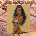 Dejah Thoris Art Illustration Hard Signed 8.5x11in Fine Art PRINT