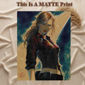 Claire Art Illustration Hard Signed 8.5x11in Fine Art PRINT
