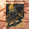 Ghost Rider Art Illustration Hard Signed 8.5x11in Fine Art PRINT