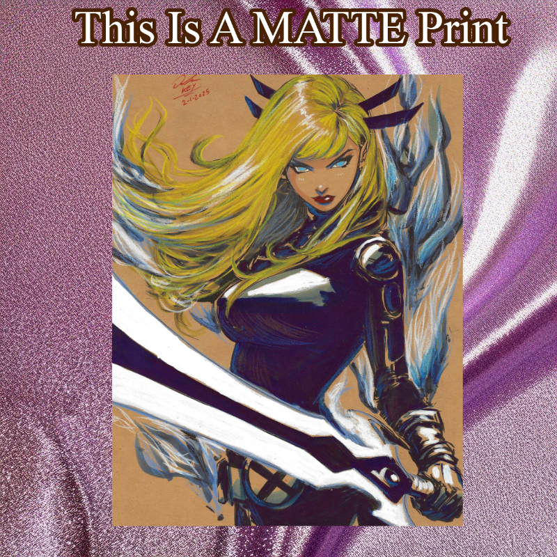 Magik Art Illustration Hard Signed 8.5x11in Fine Art PRINT