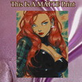 Mary Jane Art Illustration Hard Signed 8.5x11in Fine Art PRINT