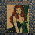 Poison Ivy Art Illustration Hard Signed 8.5x11in Fine Art PRINT