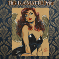 Hawkgirl Art Illustration Hard Signed 8.5x11in Fine Art PRINT