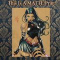 Psylocke Art Illustration Hard Signed 8.5x11in Fine Art PRINT