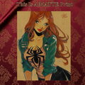 Mary Jane Art Illustration Hard Signed 8.5x11in Fine Art PRINT