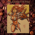 Red Sonja Art Illustration Hard Signed 8.5x11in Fine Art PRINT