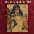 Dejah Thoris Art Illustration Hard Signed 8.5x11in Fine Art PRINT