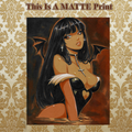Vampire Art Illustration Hard Signed 8.5x11in Fine Art PRINT