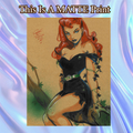 Poison Ivy Art Illustration Hard Signed 8.5x11in Fine Art PRINT