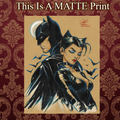 Batman Art Illustration Hard Signed 8.5x11in Fine Art PRINT