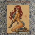 Red Sonja Art Illustration Hard Signed 8.5x11in Fine Art PRINT