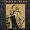 Gwen Stacy Art Illustration Hard Signed 8.5x11in Fine Art PRINT