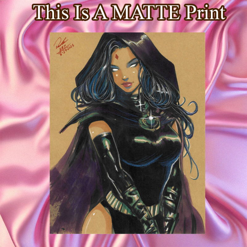 Raven Art Illustration Hard Signed 8.5x11in Fine Art PRINT