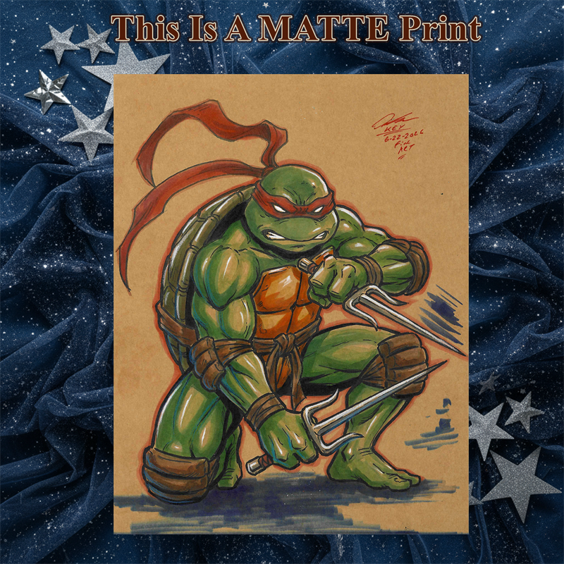 Raphael Art Illustration Hard Signed 8.5x11in Fine Art PRINT