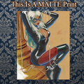 Black Cat Art Illustration Hard Signed 8.5x11in Fine Art PRINT