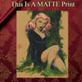 Poison Ivy Art Illustration Hard Signed 8.5x11in Fine Art PRINT