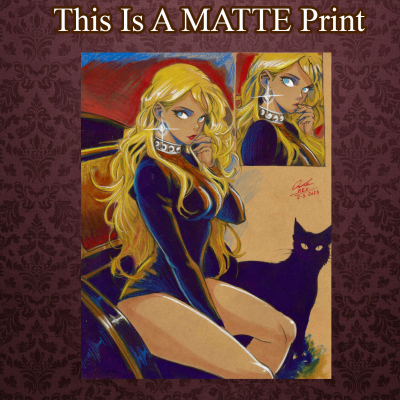 OC Art Illustration Hard Signed 8.5x11in Fine Art PRINT