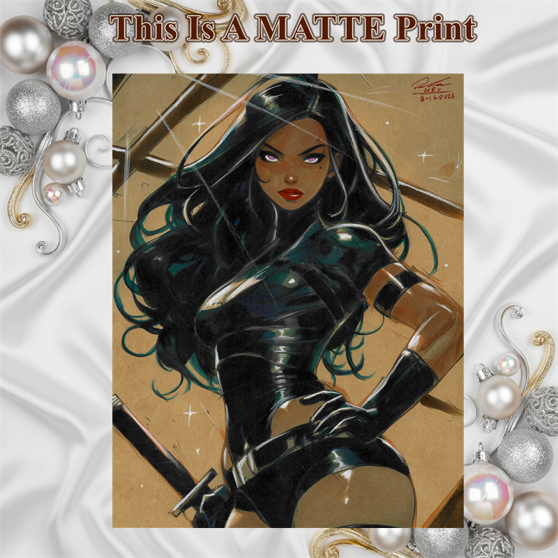 OC Art Illustration Hard Signed 8.5x11in Fine Art PRINT
