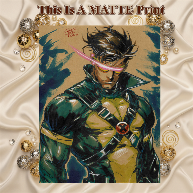 Cyclops Art Illustration Hard Signed 8.5x11in Fine Art PRINT