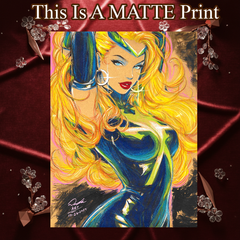 Enchantress Art Illustration Hard Signed 8.5x11in Fine Art PRINT