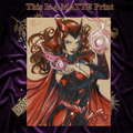 Scarlet Witch Art Illustration Hard Signed 8.5x11in Fine Art PRINT