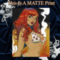 Mary Jane Art Illustration Hard Signed 8.5x11in Fine Art PRINT