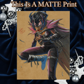 Deathbird Art Illustration Hard Signed 8.5x11in Fine Art PRINT