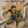Cyclops Art Illustration Hard Signed 8.5x11in Fine Art PRINT