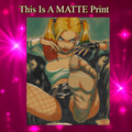 Harley Quinn Art Illustration Hard Signed 8.5x11in Fine Art PRINT