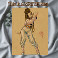OC Art Illustration Hard Signed 8.5x11in Fine Art PRINT