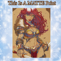Red Sonja Art Illustration Hard Signed 8.5x11in Fine Art PRINT