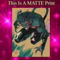 Night Crawler Art Illustration Hard Signed 8.5x11in Fine Art PRINT