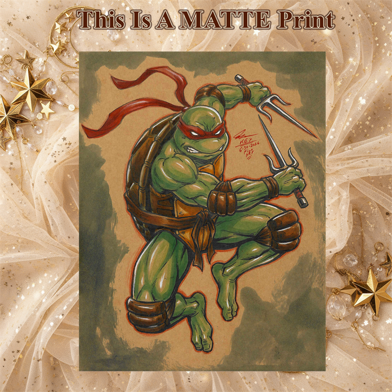 Raphael Art Illustration Hard Signed 8.5x11in Fine Art PRINT