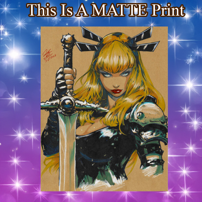 Magik Art Illustration Hard Signed 8.5x11in Fine Art PRINT
