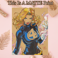 Sue Storm Art Illustration Hard Signed 8.5x11in Fine Art PRINT