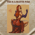 Jessica Rabbit Art Illustration Hard Signed 8.5x11in Fine Art PRINT