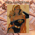 Supergirl Art Illustration Hard Signed 8.5x11in Fine Art PRINT
