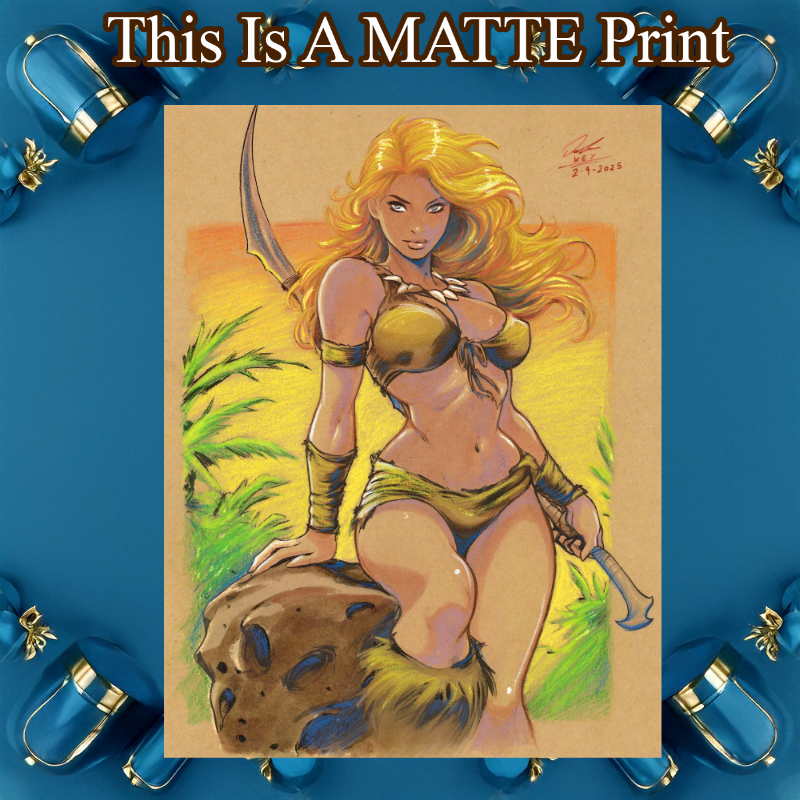 Shanna Art Illustration Hard Signed 8.5x11in Fine Art PRINT
