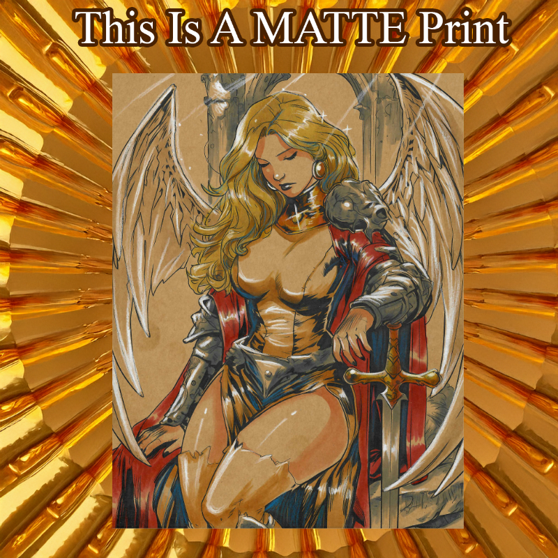 OC Art Illustration Hard Signed 8.5x11in Fine Art PRINT