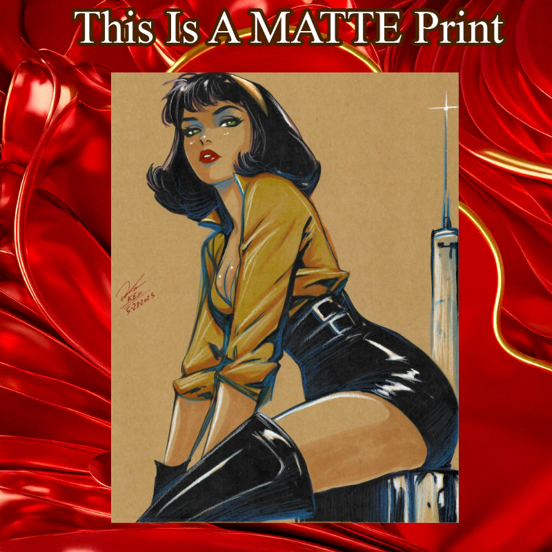 Faye Valentine Art Illustration Hard Signed 8.5x11in Fine Art PRINT