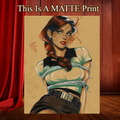 Mary Jane Art Illustration Hard Signed 8.5x11in Fine Art PRINT