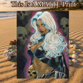 Lady Death Art Illustration Hard Signed 8.5x11in Fine Art PRINT