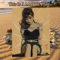 Mary Jane Art Illustration Hard Signed 8.5x11in Fine Art PRINT