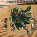 Dr Doom Art Illustration Hard Signed 8.5x11in Fine Art PRINT