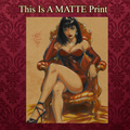 Vampirella Art Illustration Hard Signed 8.5x11in Fine Art PRINT