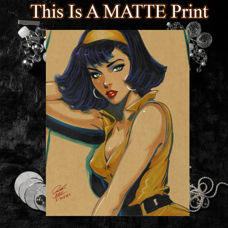 Faye Valentine Art Illustration Hard Signed 8.5x11in Fine Art PRINT