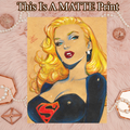 Supergirl Art Illustration Hard Signed 8.5x11in Fine Art PRINT